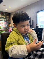メルシー(merci)&nbsp;【merci古河店】一周刈り上げぱっつんスタイル