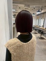 ロマリア(Lomalia)&nbsp;イメチェン/ボブ/ブラウンカラー/前髪/表参道/原宿