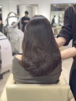 イリス 銀座(IrIs)&nbsp;小顔見え上品ミディアムレイヤー/ダークグレージュ