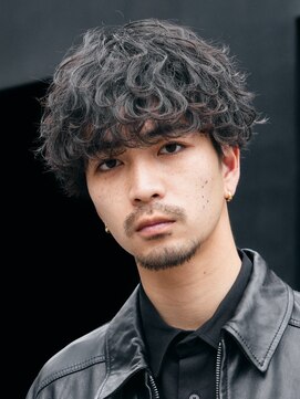 フィフス(fifth) 原宿シャドウパーマ無造作パーマラウンドマッシュウルフ刈り上げ