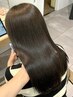 【ピンポイントケア】カット+前髪縮毛矯正+髪質改善トリートメント