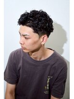 チルチェア 中野(CHILL CHAIR) フェード×ハードスパイラルパーマ<中野/バーバー/理容室/床屋>