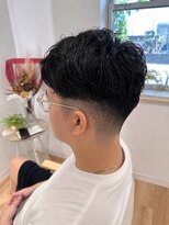 アスフィーダ(A'sfida)&nbsp;刈り上げマッシュ×コールドパーマ