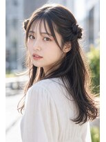 アーダー 郡山駅前店(ADER) 大人可愛いお団子ハーフアップロング