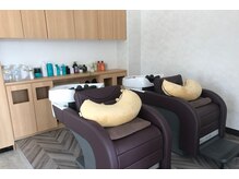 ヘアーラボ ノッシュ 唐人町店(Hair Labo Nosh)の雰囲気(シャンプーやトリートメント、ヘッドスパなどリラックス出来ます)