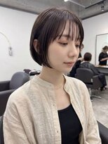 ルイス 宝塚(Luis)&nbsp;LUIS暗髪ショートボブ×艶カラー髪質改善ツヤ髪30代40代