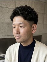 オールデイハローズ 京都駅前店(ALL DAY HELLO`S)&nbsp;ビジネスでも浮かない！大人の色気フェード×パーマ　♯134