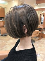 ラウンジ モリオ イケブクロ(Lounge MORIO Ikebukuro) 【morio池袋】2019年春夏流行る大人可愛い前下がりショート♪