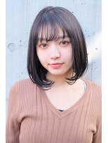 【東 純平】ナチュラル女子の小顔ボブ＋グレージュ