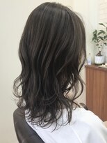 ヘアケアアンドヘアデザイン リベール(L:belle)&nbsp;サクラマチ/井野担当/ダークアッシュブラウン/くびれ外ハネ/韓国