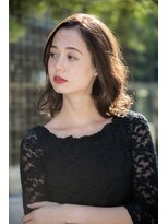 アクアオモテサンドウ(ACQUA omotesando)&nbsp;大人かわいいネオウルフくびれヘア【熊谷安史】３