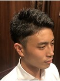 ツーブロックショート