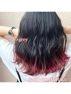 ワット 新宿店 新宿髪質改善韓国インナーカラー学割U24レイヤーメンズ白髪染め