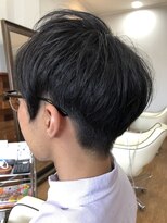 フリー(Free)&nbsp;爽やかツーブロック刈上げ束感モテる黒髪ショート