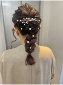 編みおろしアレンジ