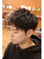 クランク(CRANK) さわやかなツーブロックショートスタイル