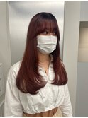 レイヤーカットハイライトショートヘアイルミナカラーオージュア