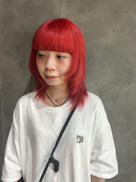 ペニー(PENNY) ビビッドレッド×ウルフ