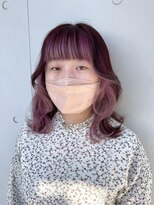 カリーナコークス 原宿 渋谷(Carina COKETH) ピンク/インナーカラー/イヤリングカラー/オージュア/レイヤー