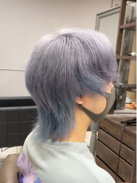 アビールブレ 新潟万代(ABEY LEVRAI) メンズウルフ/ハイトーンカラー/シルバーカラー