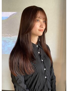 ルームニマルイチ(rroom201) 髪質改善30代40代オリーブベージュカールウルフレイヤーカット