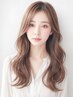 【平日限定★贅沢フルコース】カット+フルカラー+コテ巻き風パーマ+TR