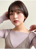 ★大人可愛い30代40代50代小顔マッシュショートボブウルフカット