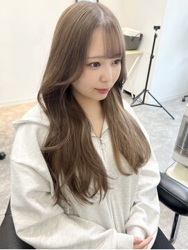 グルグル 札幌大通(GULGUL) ミルクティーベージュ × 透明感艶カラー