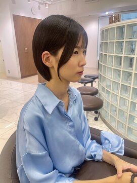 アッシュ 下北沢店(Ash) 伸ばし途中ぷつっとボブ