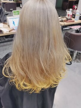 パーク(PARK.umeda) しっかりブリーチ裾カラー