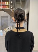 カチモリ/シニヨン/お団子/ヘアセット/ヘアアレンジ/登戸