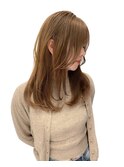 小顔レイヤーカットミディアムレイヤーレイヤーロング【日本橋】
