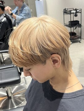 テクト バイアッシュ 吉祥寺店(Tect by Ash) マッシュウルフ１ブリーチハイトーンベージュ