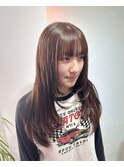 ☆ロングレイヤー/ナチュラルブラウンカラー