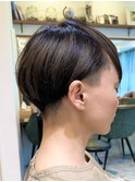 ミニウルフレイヤーカット顔周りカット前髪カットショート/池袋
