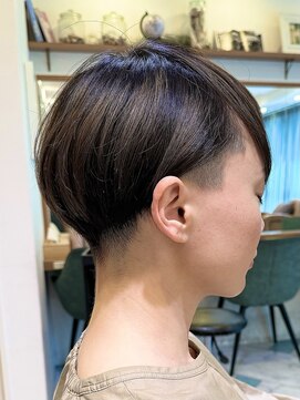 ロンド パルティール 大宮(Lond partir) ミニウルフレイヤーカット顔周りカット前髪カットショート/池袋