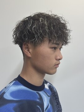 【ツイストスパイラル】【ホワイトメッシュ】【メッシュパーマ】