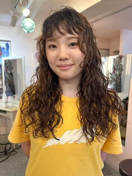 ナウアズ(now as.) hanaのkoharuちゃん風パーマ【mayu】【now as.明石駅3分】