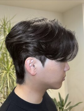 ノラキチジョウジ(NORA KICHIJOJI) 韓国マッシュカルマパーマダウンパーマ毛流れセンターパート