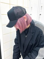 フウ(fuh) ピンクカラー/ピンク/ボブ/ハイトーン/ハイトーンカラー