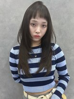 アイヴァン(AIVAN) レイヤーカット y2kバング ハイレイヤー ハッシュカットi