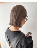 Lomalia表参道ケアブリーチダブルカラーベージュボブ