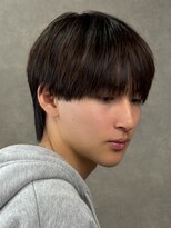 エルマーク メンズパーマ 心斎橋(L-MARK)&nbsp;センターパート/フェザーパーマ/スパイラルパーマ/men's