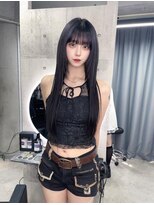 シックス バイ インク 渋谷(SIX by INK.)&nbsp;ダークブルー/デジタルパーマ/ワンホンレイヤー[渋谷]