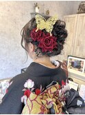 成人式ヘアセット/アップスタイル