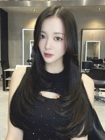 ザシェノンアオヤマ(THE CHAINON AOYAMA) ワンホンレイヤー髪質改善カラー前髪カット顔まわり無重力パーマ