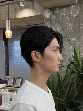 リラクオーレメンズ(LIRA CUORE men's) シャドウパーマ/メンズ縮毛矯正/毛流れセンターパート