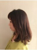 【Lond 中野 千帆】大人カジュアル★外ハネミディアム