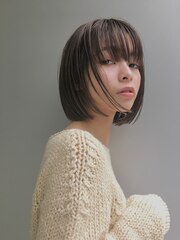 大人可愛いsimple bob【Luxe井上彩】