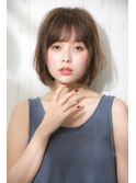 【オレンジクラッカー】ひし形 小顔 ルーズ感が可愛いボブ